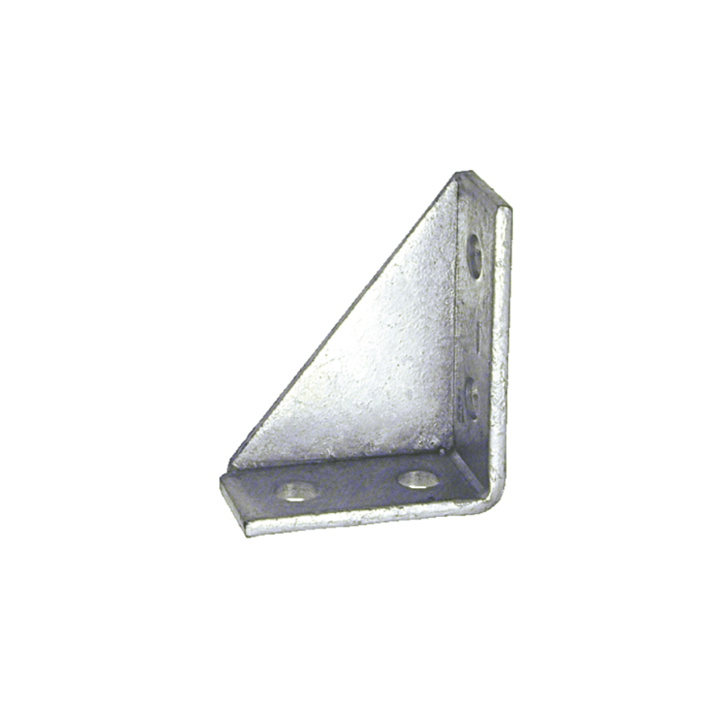 EQUERRE 90° RENFORCEE 4 TROUS POUR RAIL